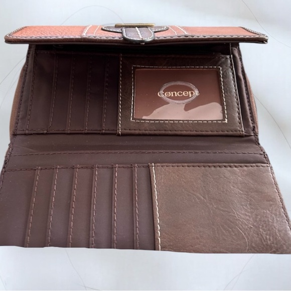 NEW Kohl's Saddle Brown Women's Wallet Bag NWT - Picture 3 of 6